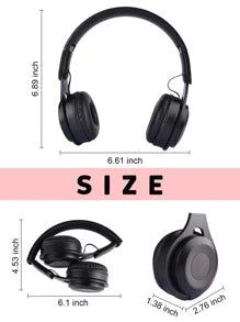 1pc Foldable Wireless Headset Compatible With Bluetooth