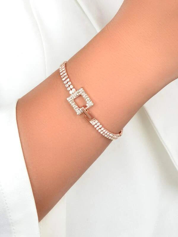 Rhinestone Decor Bracelet
