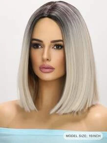 Medium Straight Synthetic Wig