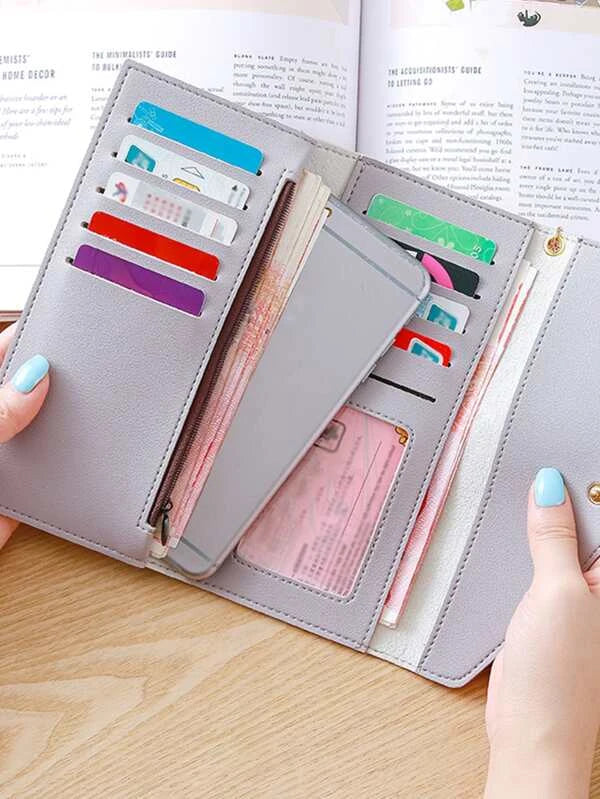 Tassel Decor Long Wallet