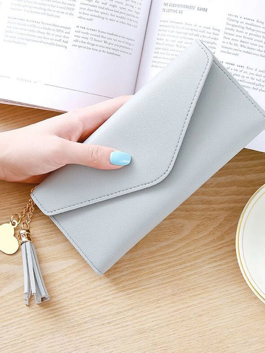 Tassel Decor Long Wallet