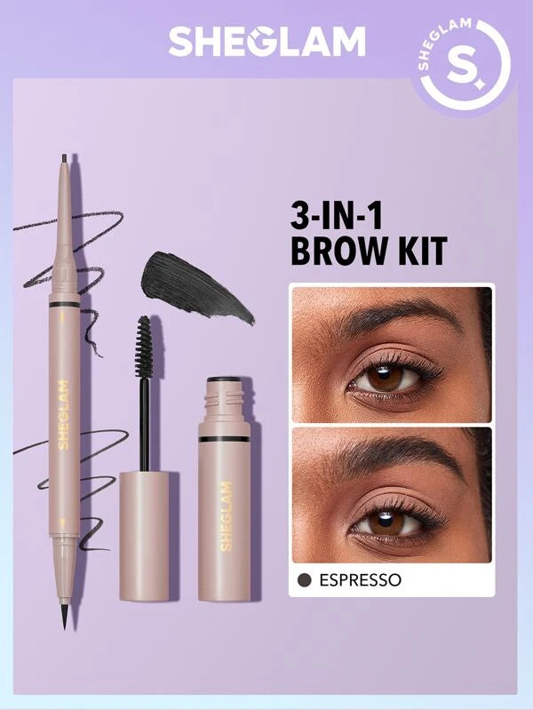 3:1 SHEGLAM So aBROWSing Brow Kit-Taupe in 4 colors