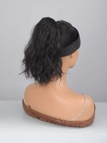 Short Curly Ponytail Synthetic Hair Extension With Claw