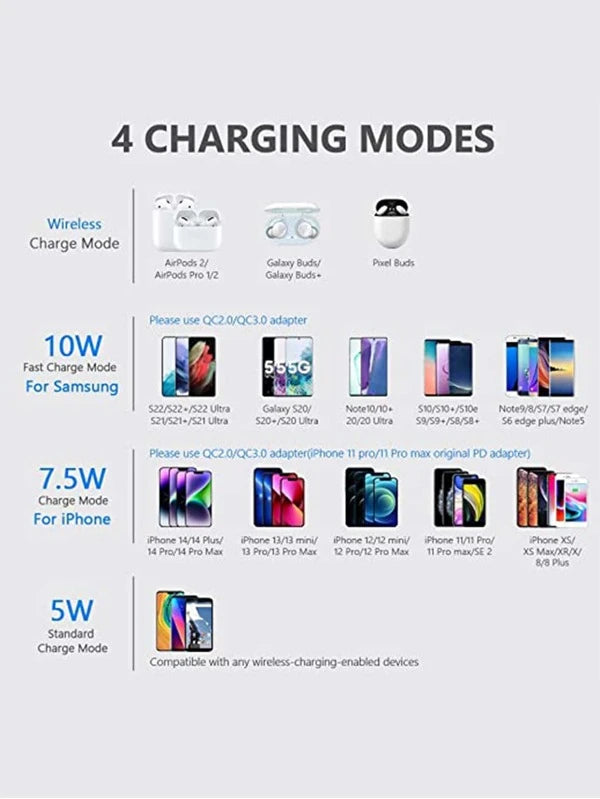 Letter Graphic Desktop Wireless Charger