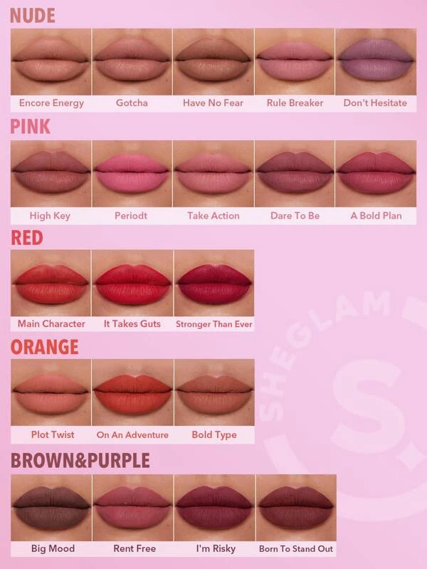 SHEGLAM Dynamatte Boom Long-lasting Matte Lipstick-99