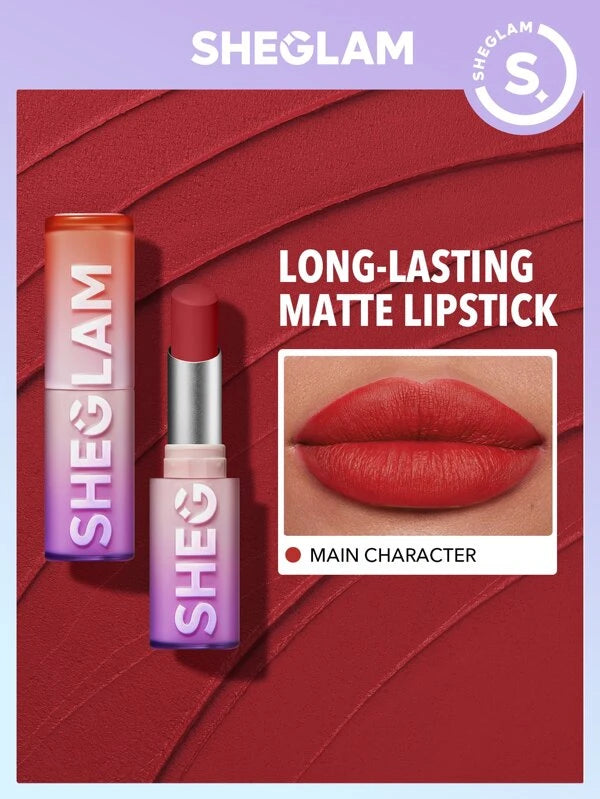 SHEGLAM Dynamatte Boom Long-lasting Matte Lipstick-It Takes Guts