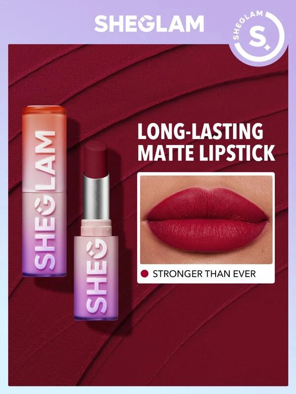 SHEGLAM Dynamatte Boom Long-lasting Matte Lipstick-It Takes Guts