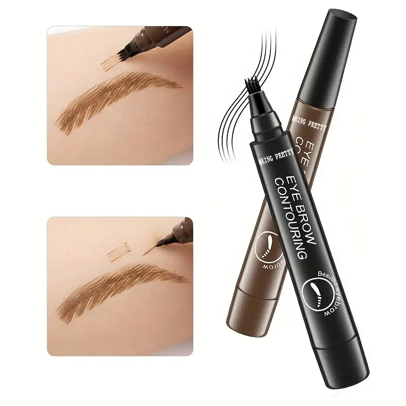 Natural Looking Eyebrow Four Heads Eyebrow Pencil Durable Eyebrow Pencil Waterproof