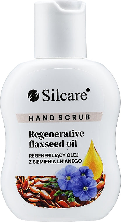 Silcare Hand Scrub Regenerative Flaxseed Oil 100ML  Kézbőr hámlasztó - Silcare Hand Scrub Regenerative Flaxseed Oil 100 ml