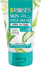 Kézkrém "Aloe és uborka" - Nature of Agiva Roses Vege Salad Moisturizing Hand Cream 100 ml