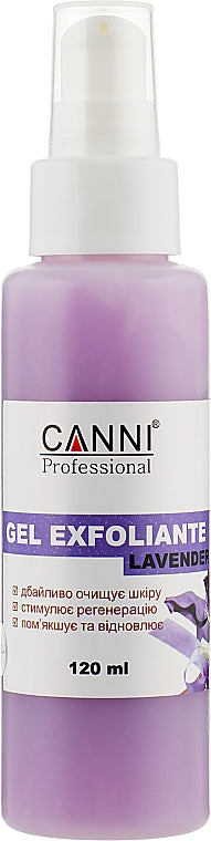 Hámlasztó levendula gél - Canni Gel Exfoliant Lavender 120 ml