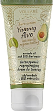 Intenzíven regeneráló arckrém - Vollare Cosmetics VegeBar Yummy Avo Regenerating Cream 50 ml