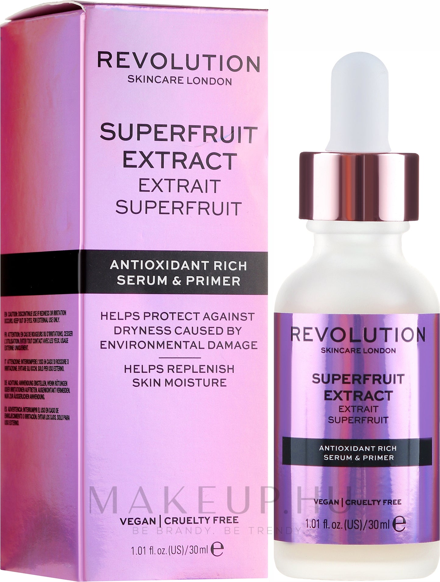 Antioxidáns szérum - Makeup Revolution Superfruit Extract Antioxidant Rich Serum & Primer 30 ml