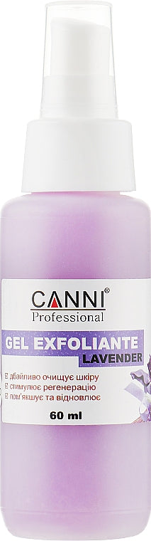 Hámlasztó levendula gél - Canni Gel Exfoliant Lavender 120 ml