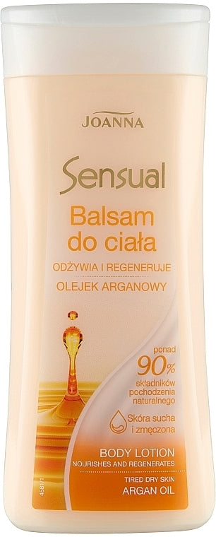 Testápoló balzsam argánolajjal - Joanna Sensual Argan Oil Balsam 200 g